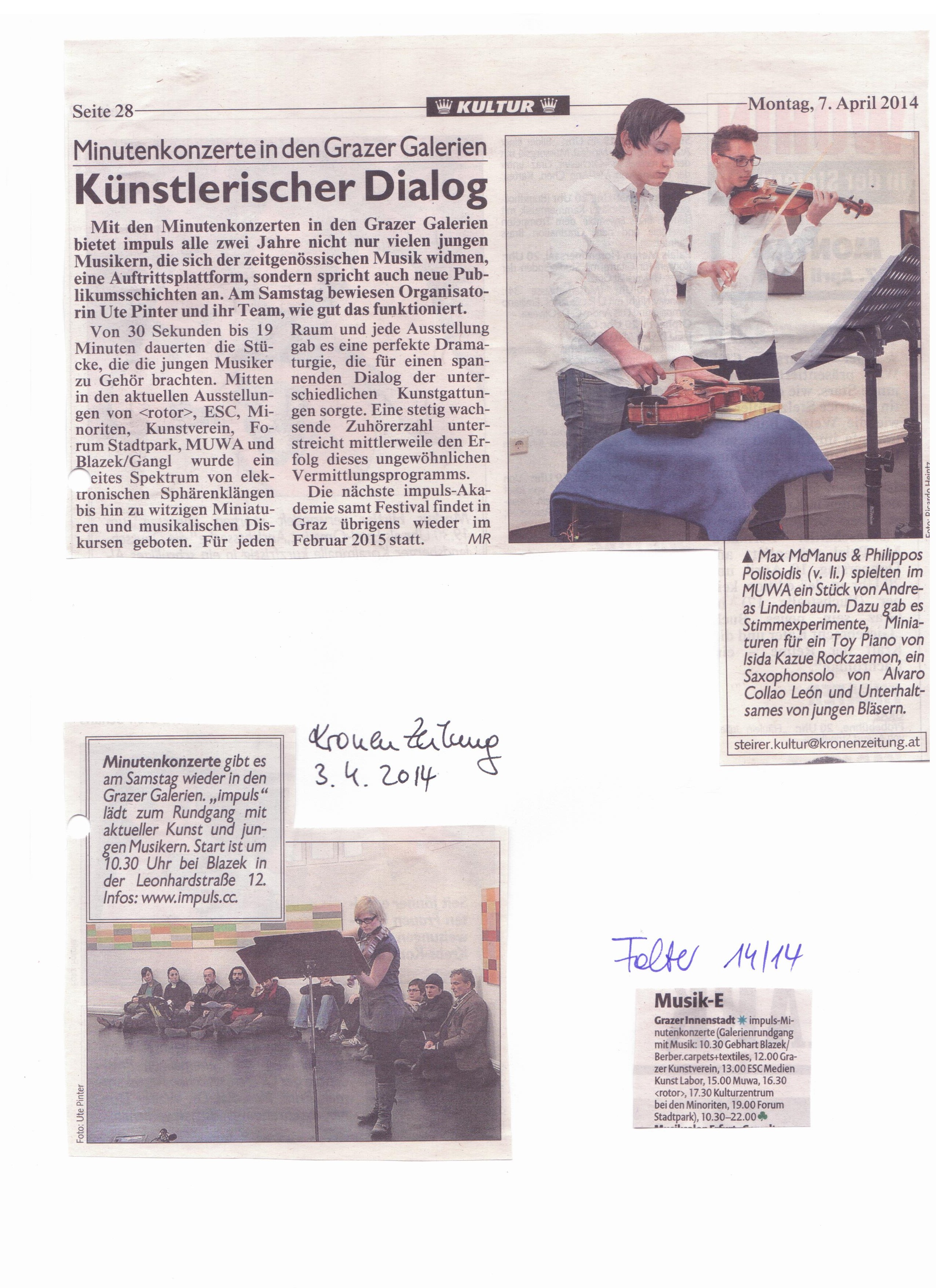 Kritik in Kronenzeitung